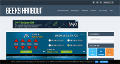Desktop Screenshot of geekshangout.com
